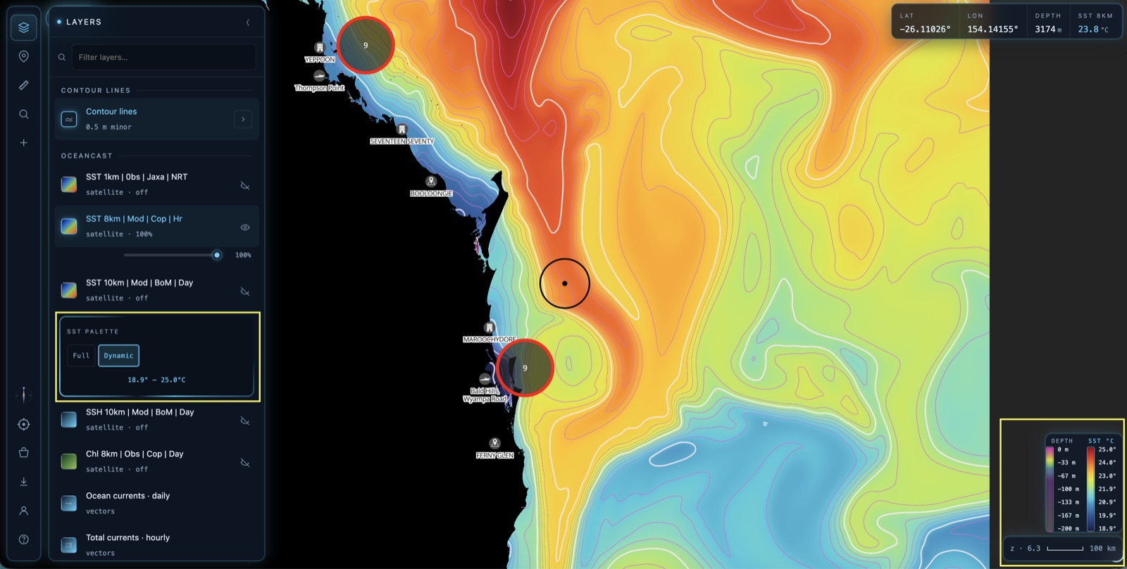OceanCast sea-surface temperature